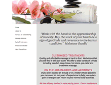 Tablet Screenshot of evercaremassagetherapy.com